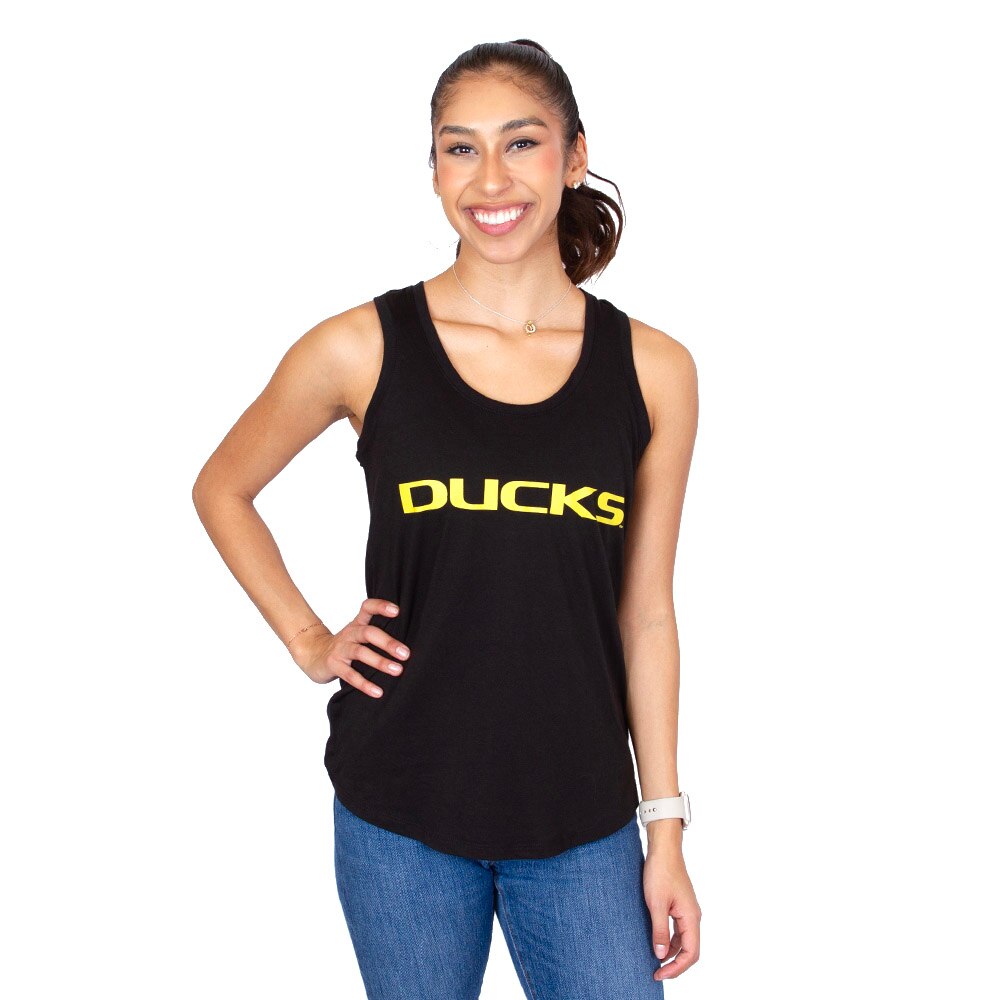 Ducks, McKenzie SewOn, Black, Sleeveless, Tri-blend, Women, Perfect Tri, Racerback, Tank top, 941505